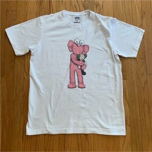 Uniqlo x Kaws Pink BFF Tee